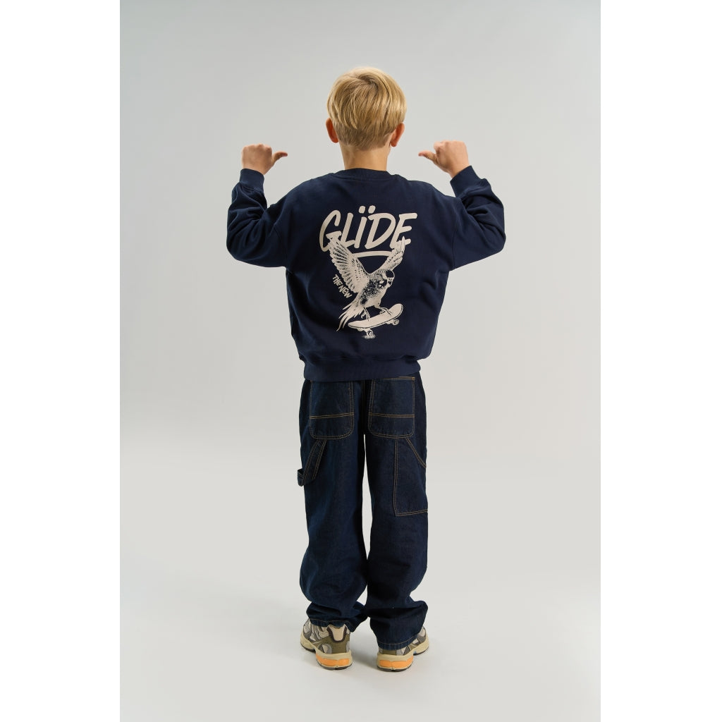 THE NEW TNVance Oversize Sweatshirt Sweatshirt Navy Blazer