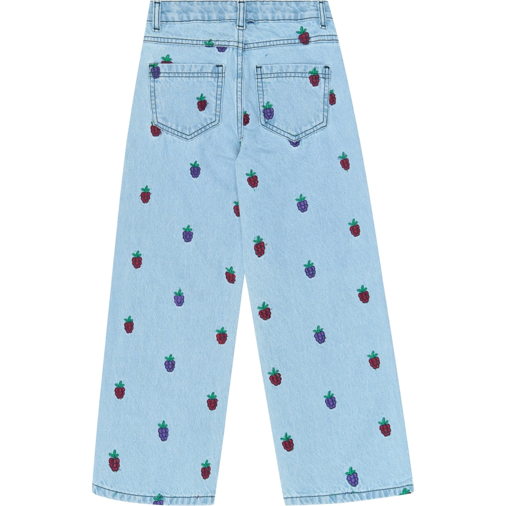THE NEW TNVanna Wide Fit Jeans Jeans Light Blue Denim EMB