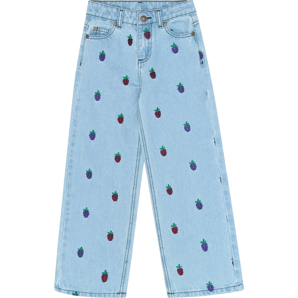 THE NEW TNVanna Wide Fit Jeans Jeans Light Blue Denim EMB