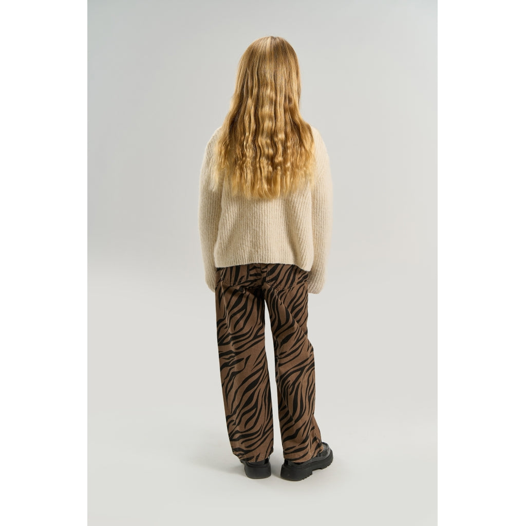 THE NEW TNVanya Wide Fit Jeans Jeans Taupe Gray AOP TN