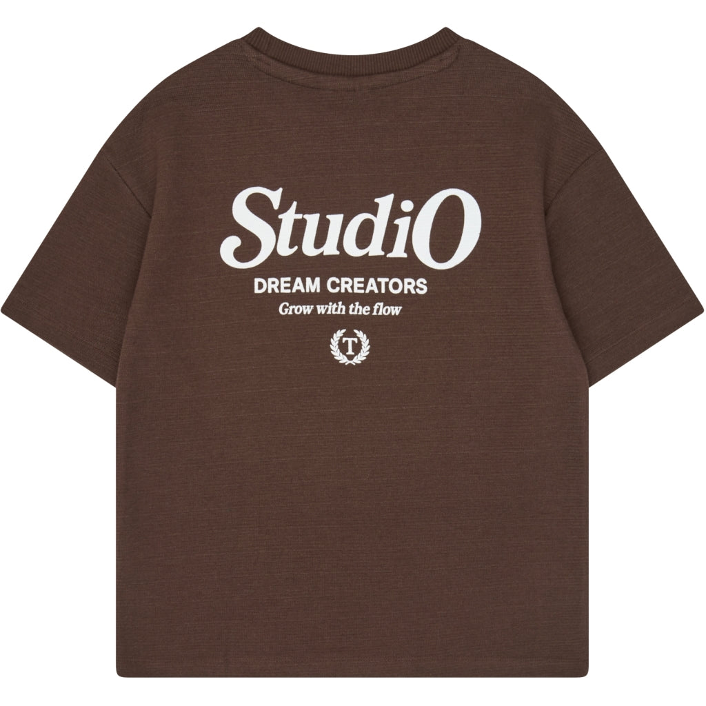 THE NEW TNVarl Oversize T-Skjorte T-shirt Chestnut