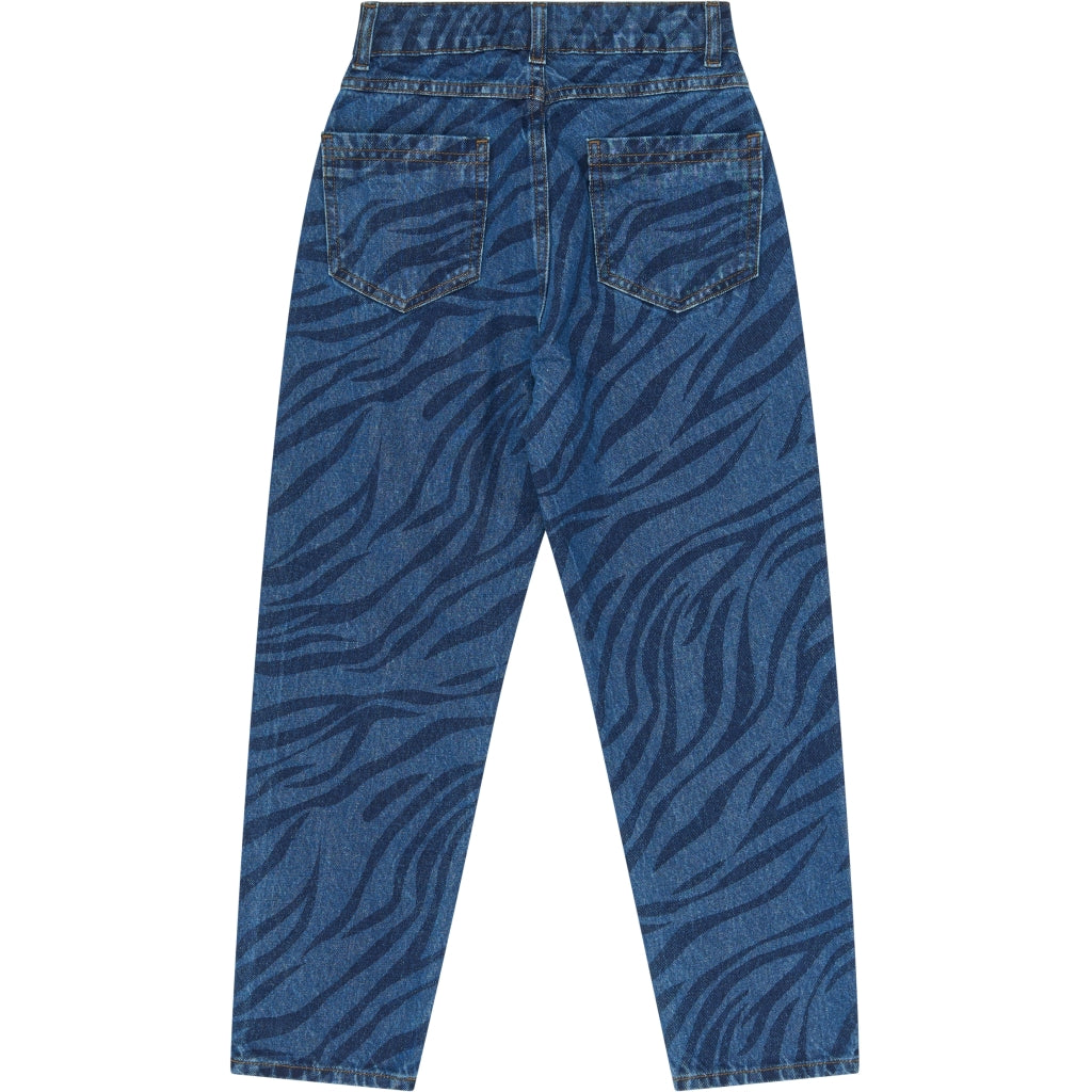 THE NEW TNVeola Mom Fit Jeans Jeans Medium Blue Denim AOP