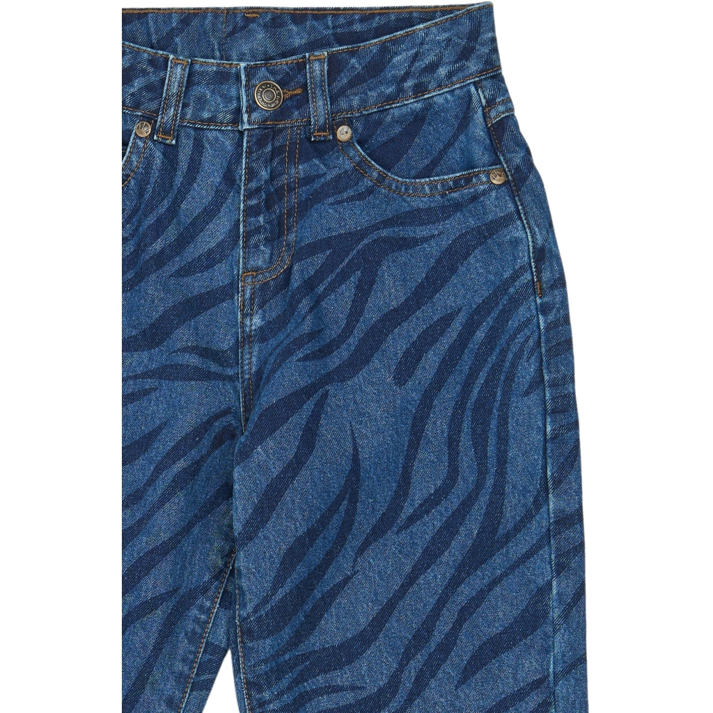 THE NEW TNVeola Mom Fit Jeans Jeans Medium Blue Denim AOP