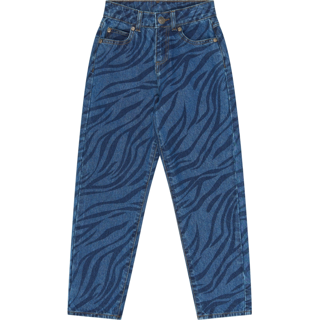 THE NEW TNVeola Mom Fit Jeans Jeans Medium Blue Denim AOP