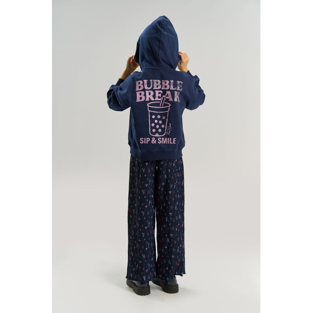THE NEW TNVergie Oversize Hættetrøje Sweatshirt Navy Blazer