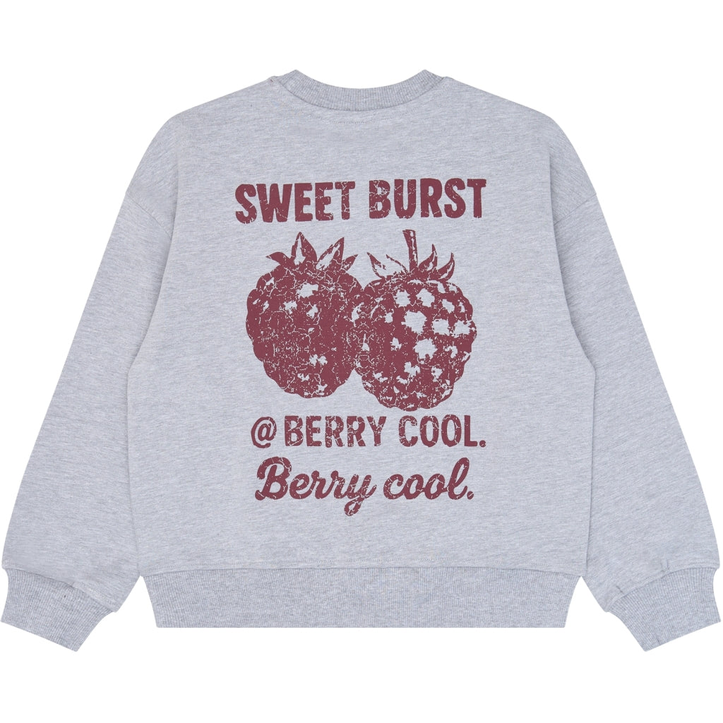 THE NEW TNVeris Oversize Sweatshirt Sweatshirt Light Grey Melange