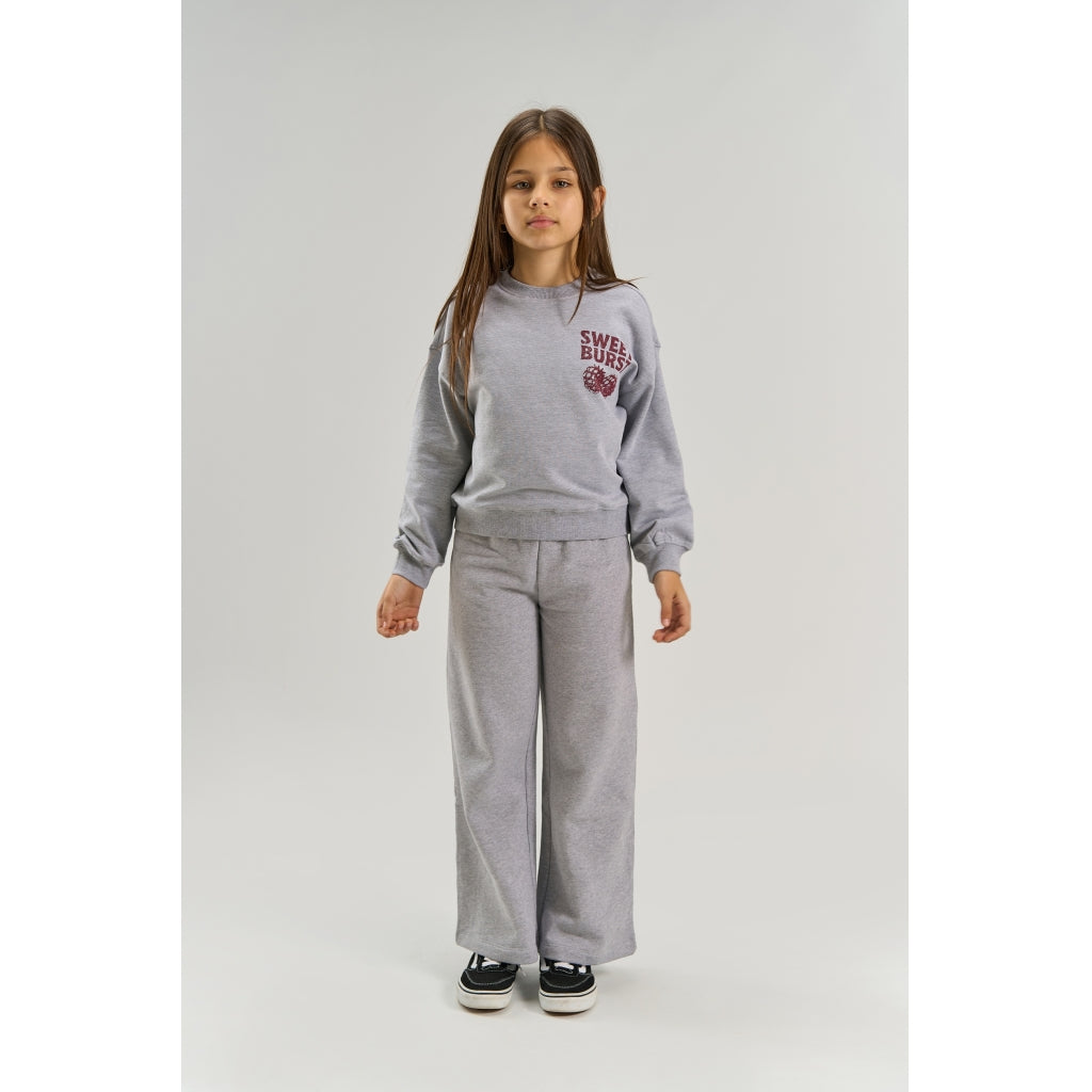 THE NEW TNVeris Oversize Sweatshirt Sweatshirt Light Grey Melange