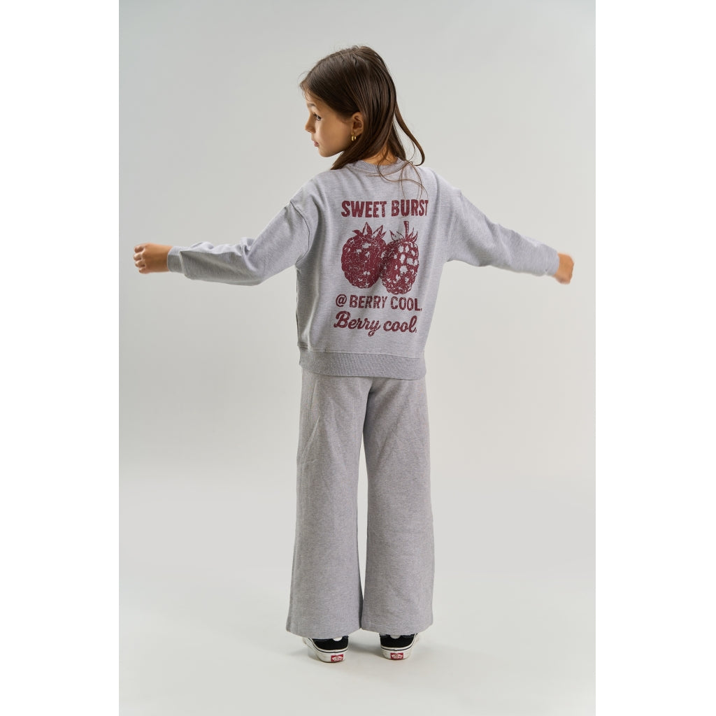 THE NEW TNVeris Oversize Sweatshirt Sweatshirt Light Grey Melange
