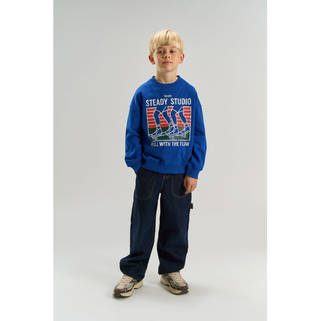 THE NEW TNVern Oversize Sweatshirt Sweatshirt Mazarine Blue