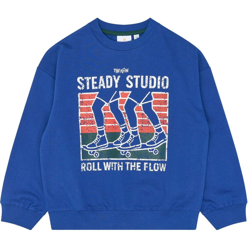 THE NEW TNVern Oversize Sweatshirt Sweatshirt Mazarine Blue
