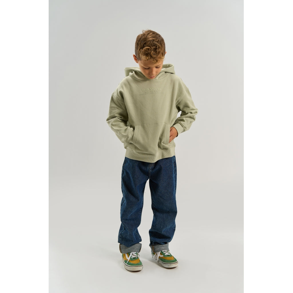 THE NEW TNVesper Oversize Hættetrøje Sweatshirt Mineral Gray