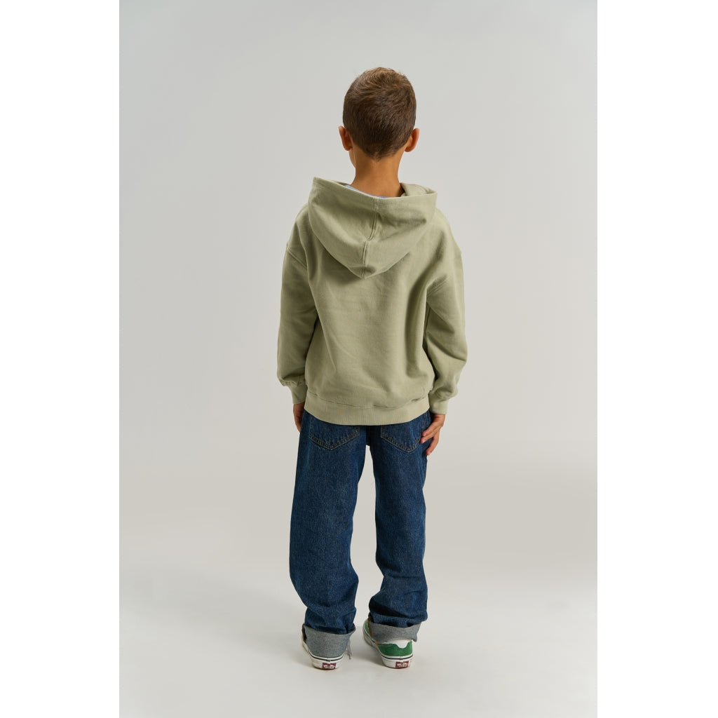 THE NEW TNVesper Oversize Hættetrøje Sweatshirt Mineral Gray
