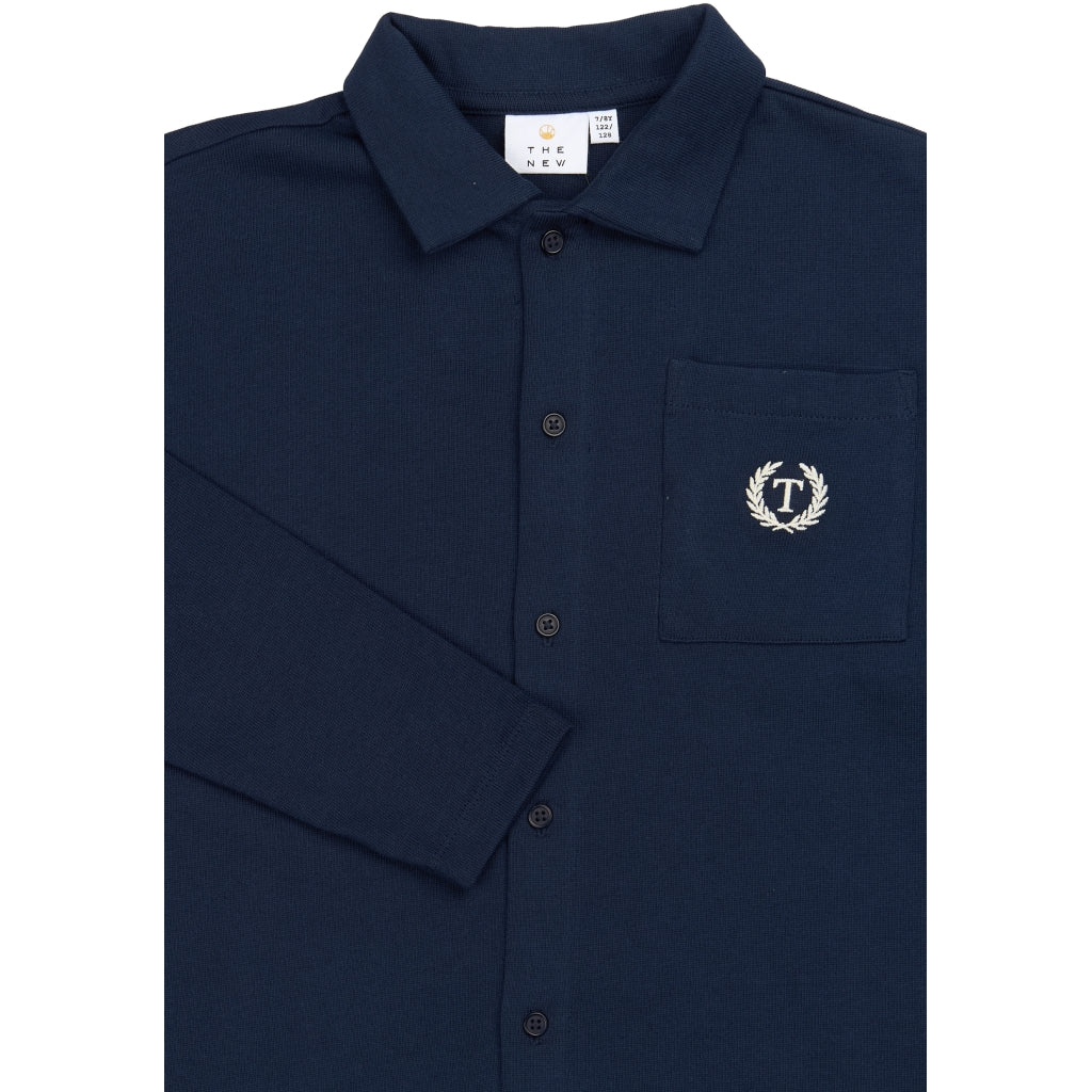 THE NEW TNVictor Oversize Long-Sleeved Cardigan Cardigan Navy Blazer