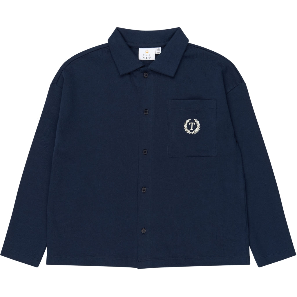 THE NEW TNVictor Oversize Long-Sleeved Cardigan Cardigan Navy Blazer