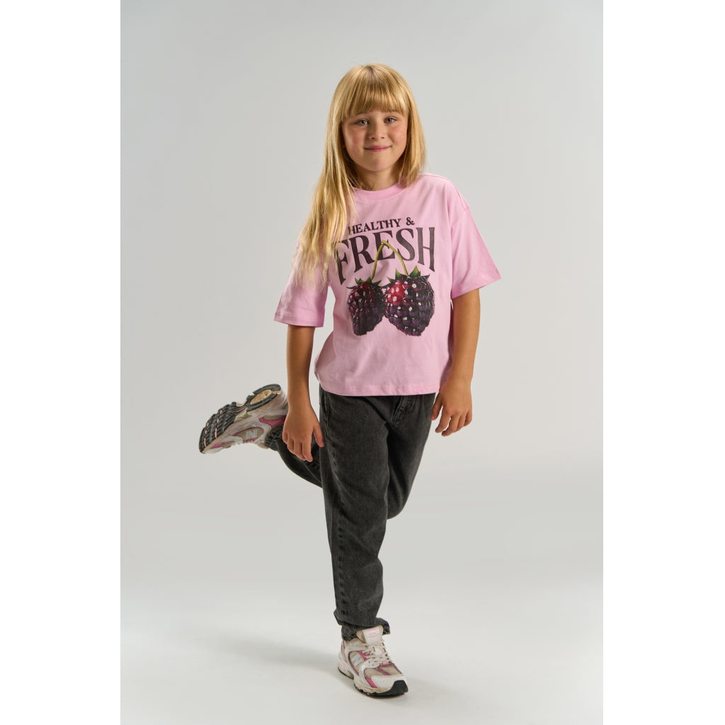 THE NEW TNVigdis Oversize T-Skjorte T-shirt Pink Lavender TN