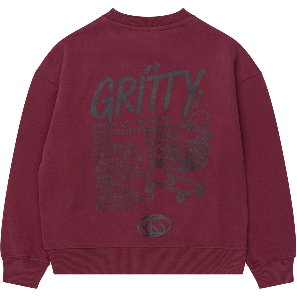 THE NEW TNViggo Oversize Sweatshirt Sweatshirt Burgundy TN