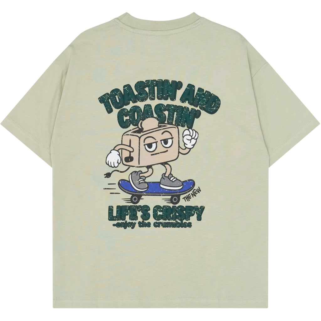 THE NEW TNVilmar Oversize T-Skjorte T-shirt Mineral Gray