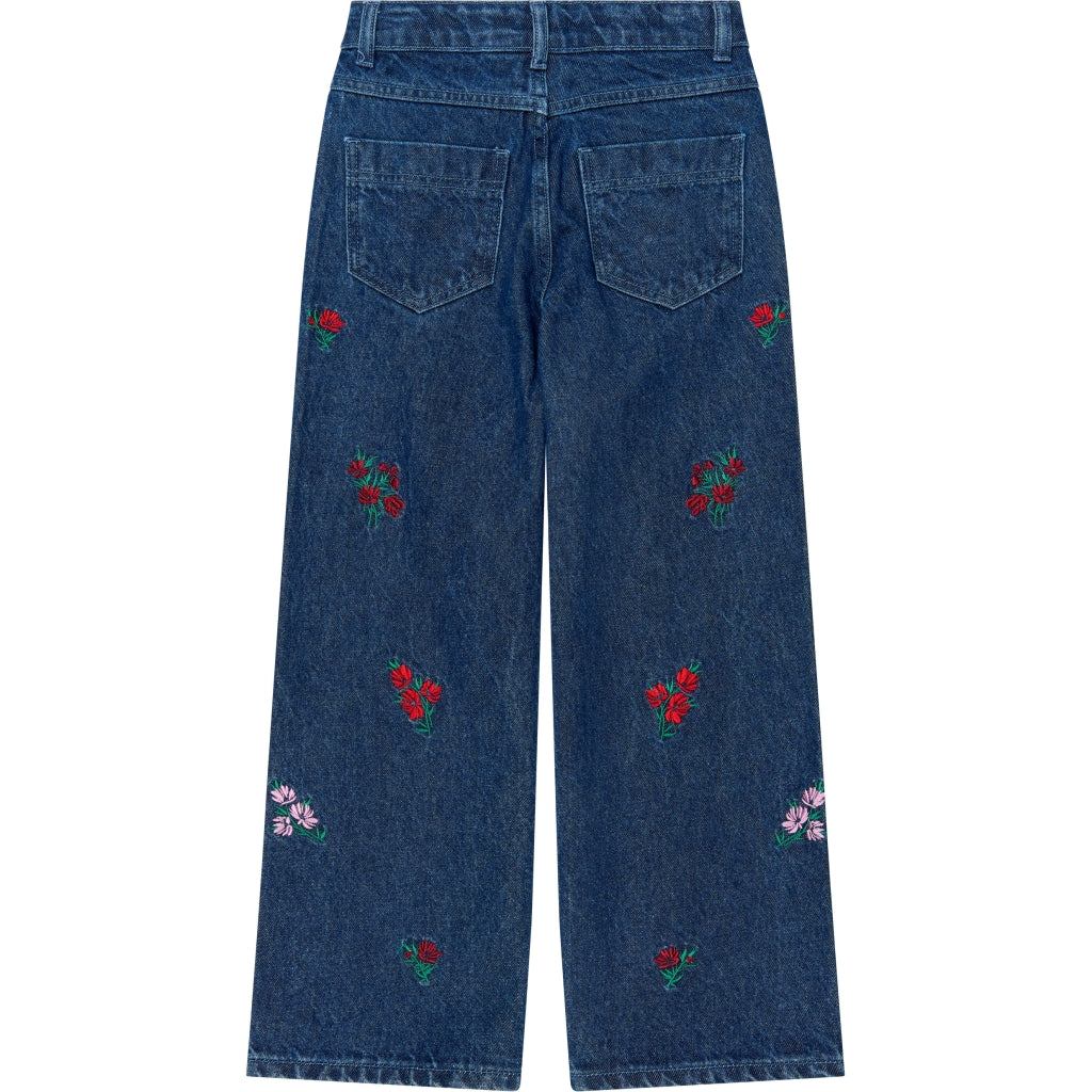 THE NEW TNVincetta Wide Fit Jeans Jeans Medium Blue Denim EMB