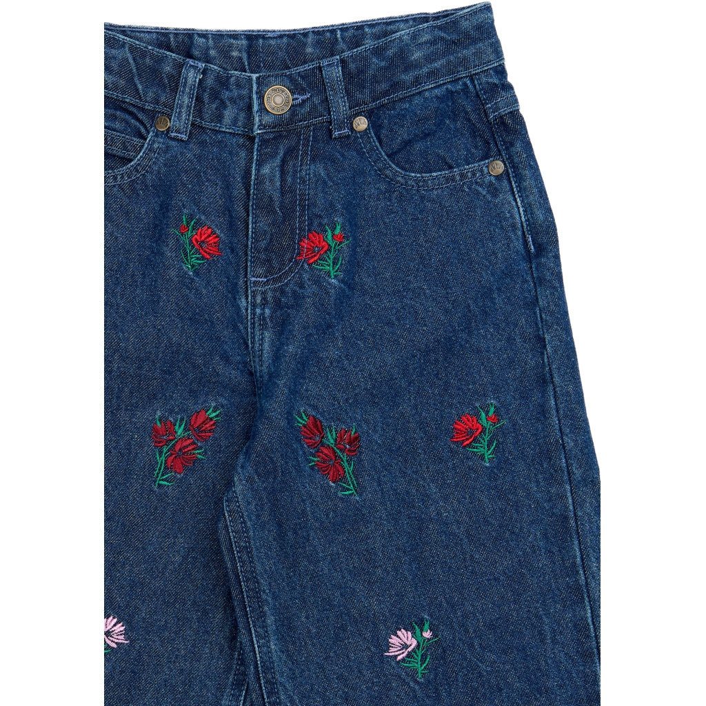 THE NEW TNVincetta Wide Fit Jeans Jeans Medium Blue Denim EMB