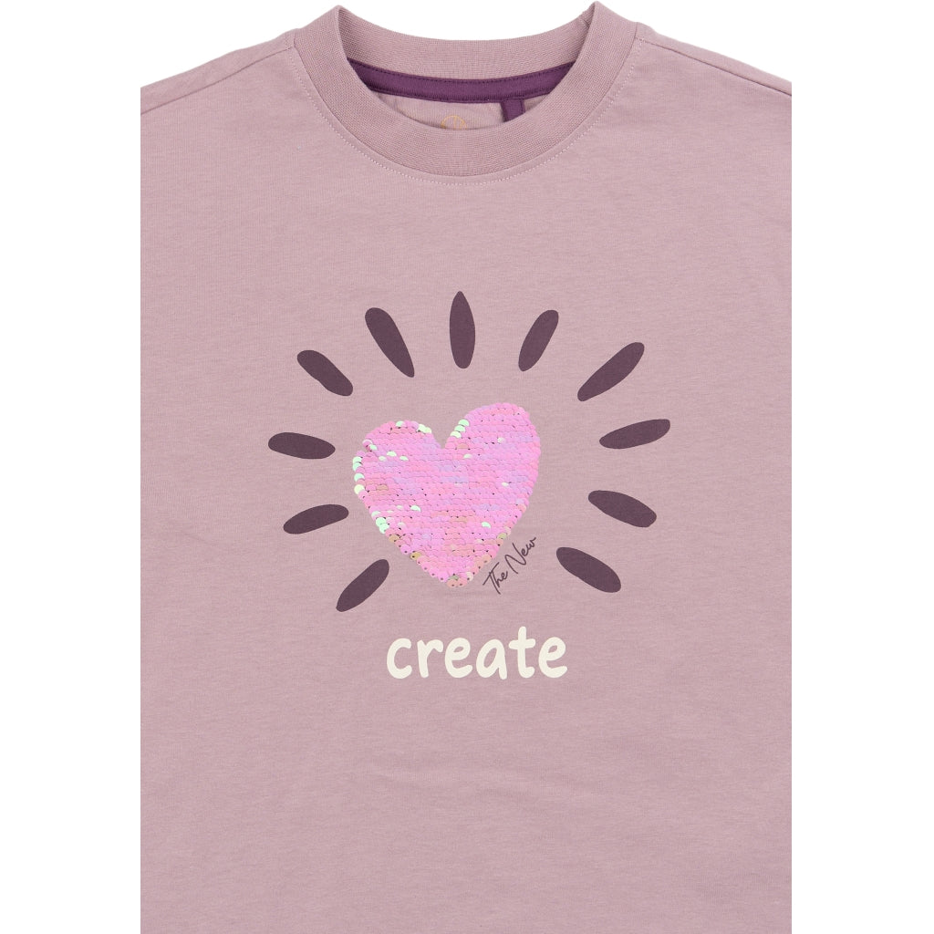 THE NEW TNViolet Oversize T-Skjorte T-shirt Elderberry TN