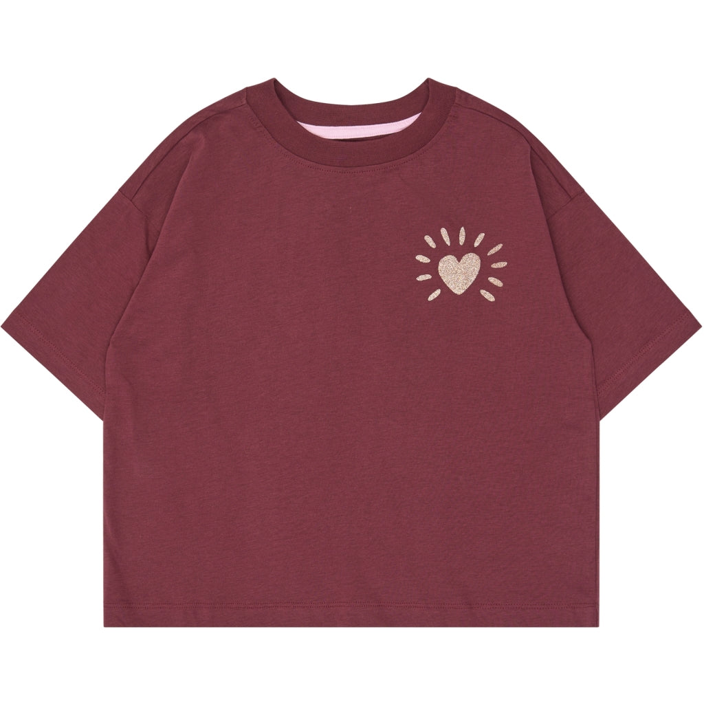THE NEW TNVioletta Oversize T-Skjorte T-shirt Burgundy TN