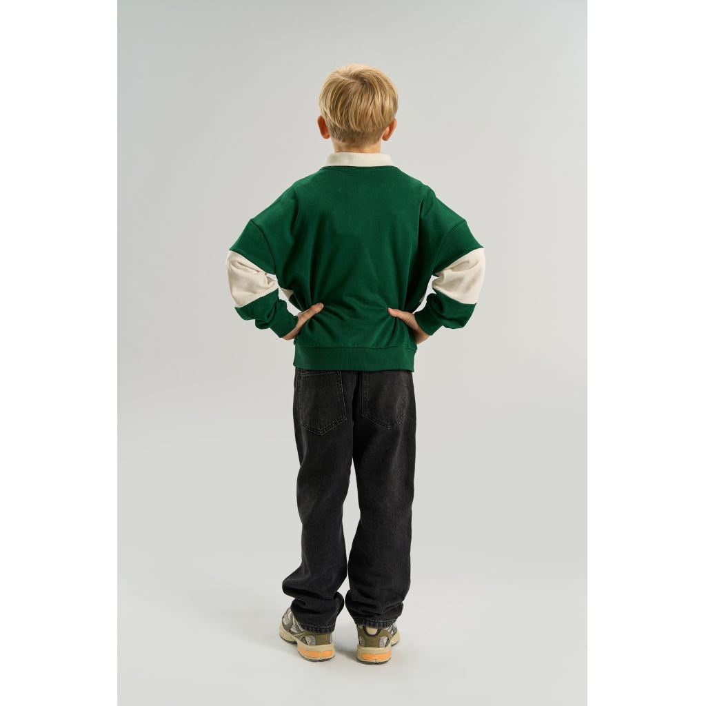 THE NEW TNVirgil Oversize Polo Sweatshirt Sweatshirt June Bug