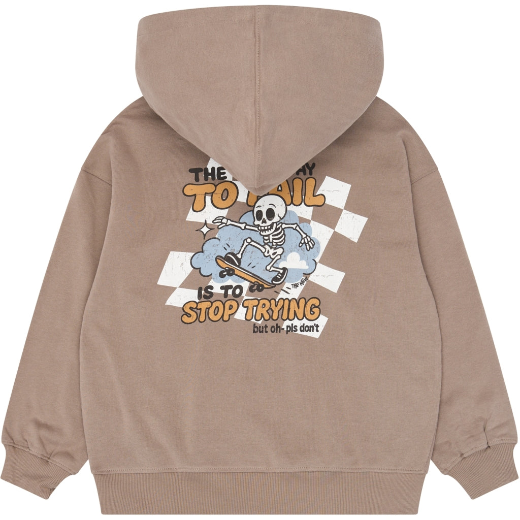 THE NEW TNVirlo Oversize Hættetrøje Sweatshirt Taupe Gray TN