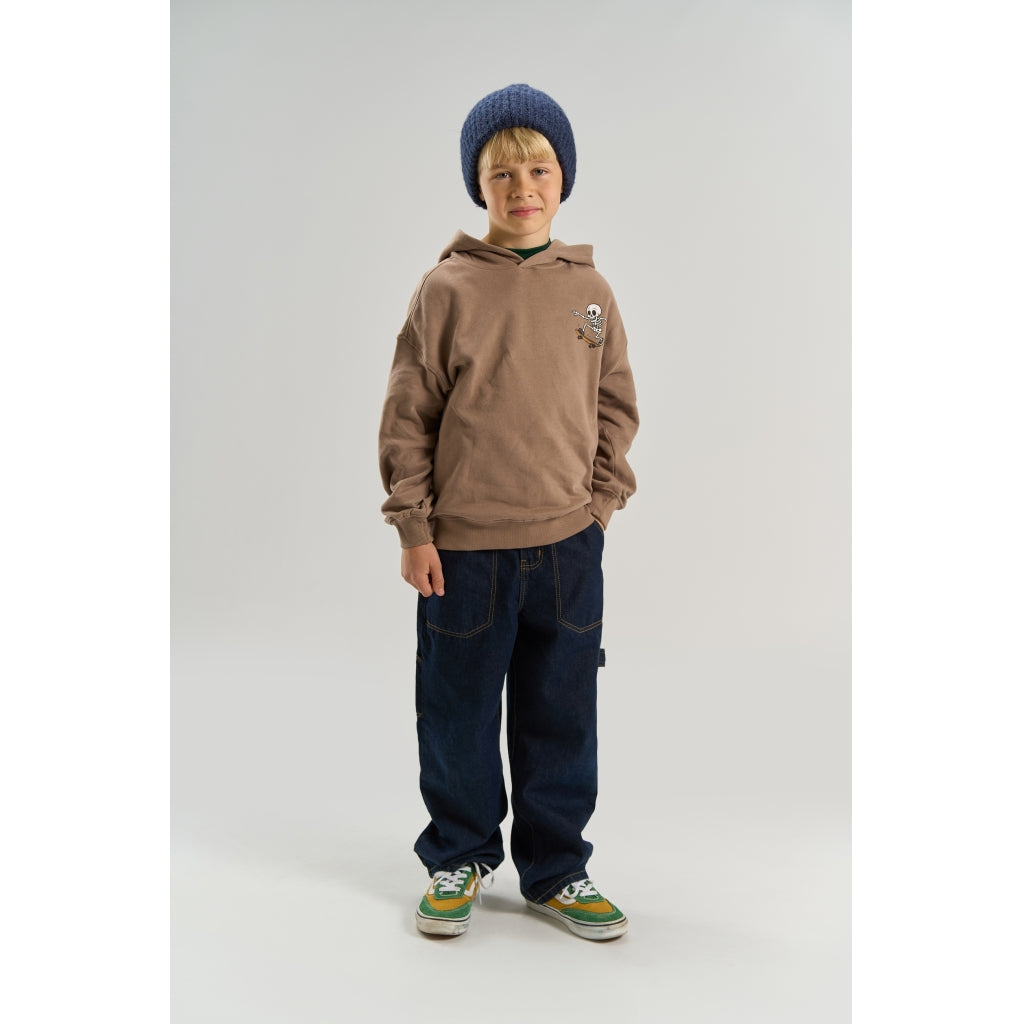 THE NEW TNVirlo Oversize Hættetrøje Sweatshirt Taupe Gray TN