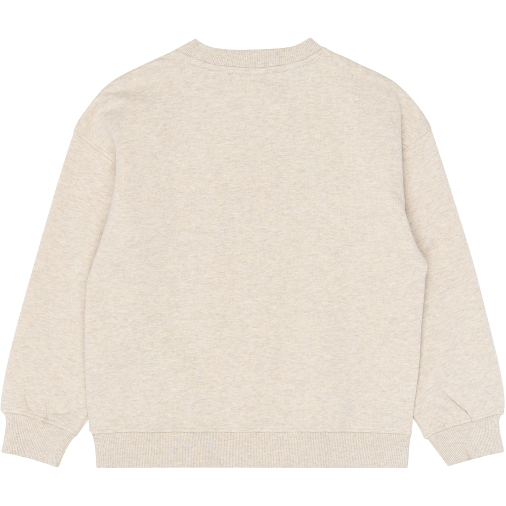 THE NEW TNVirna Oversize Melange Sweatshirt Sweatshirt Oatmeal Melange