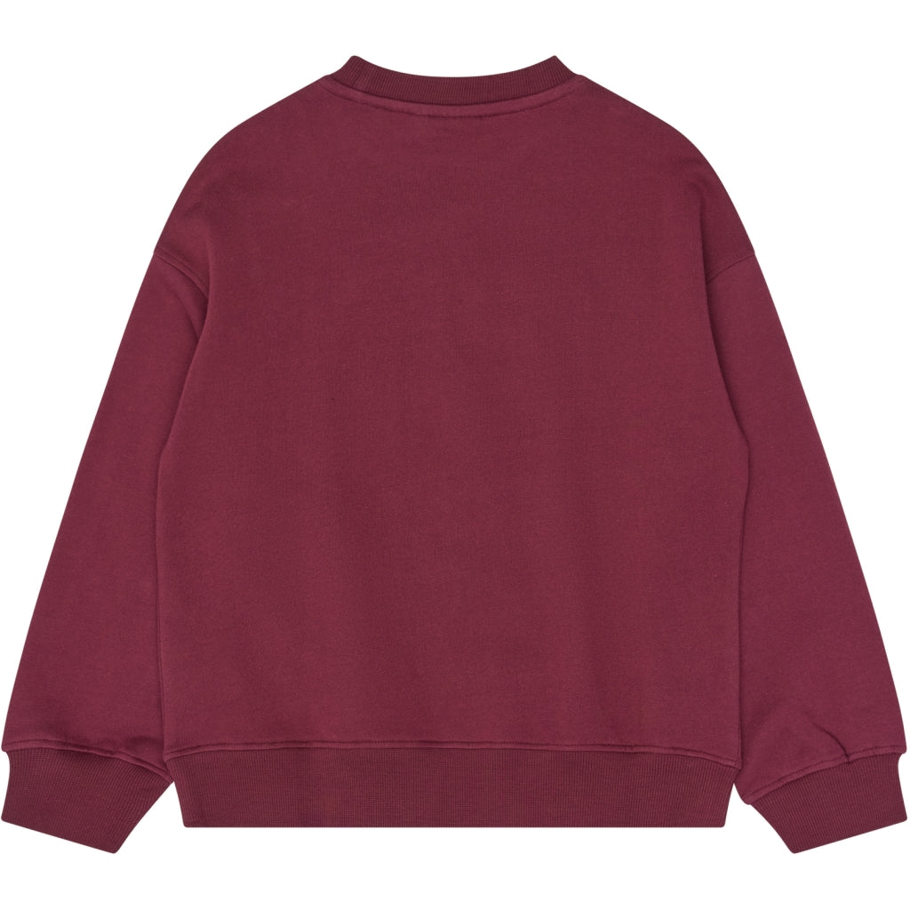 THE NEW TNVirna Oversize Sweatshirt Sweatshirt Burgundy TN
