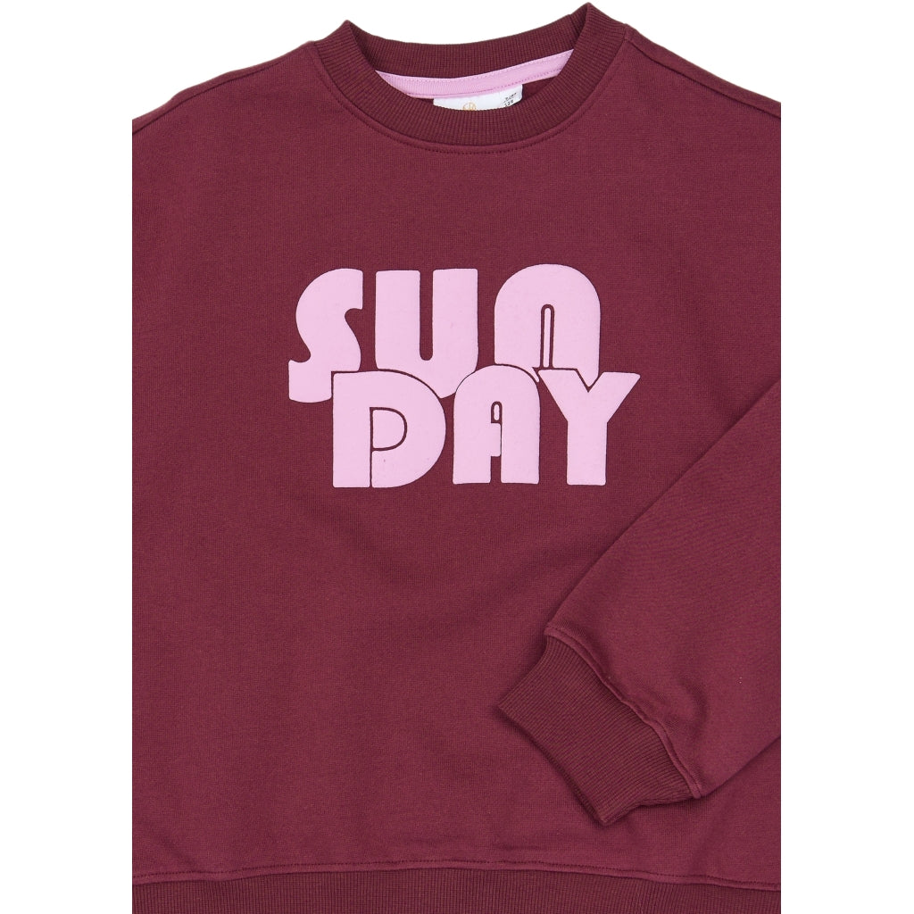 THE NEW TNVirna Oversize Sweatshirt Sweatshirt Burgundy TN
