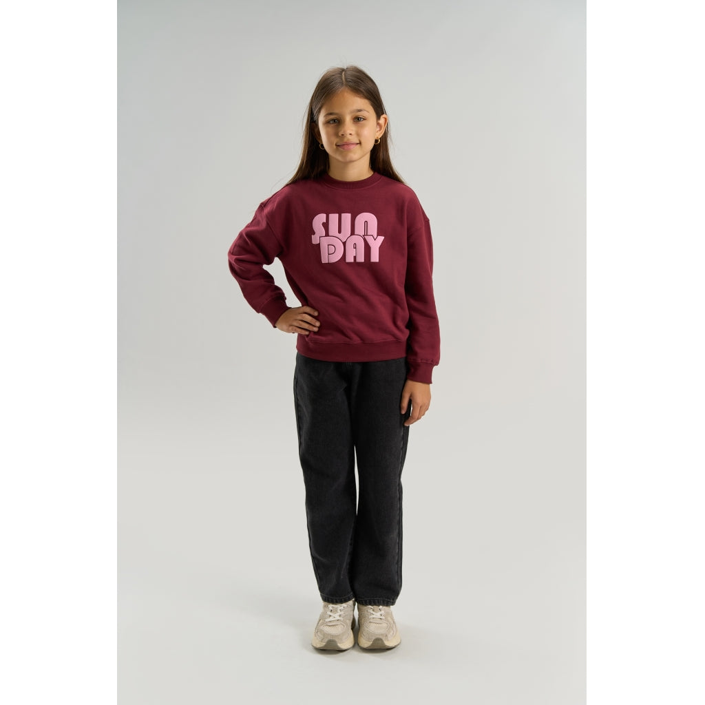 THE NEW TNVirna Oversize Sweatshirt Sweatshirt Burgundy TN