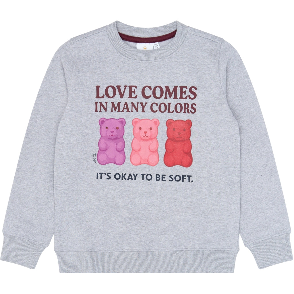 THE NEW TNVivi Sweatshirt Sweatshirt Light Grey Melange