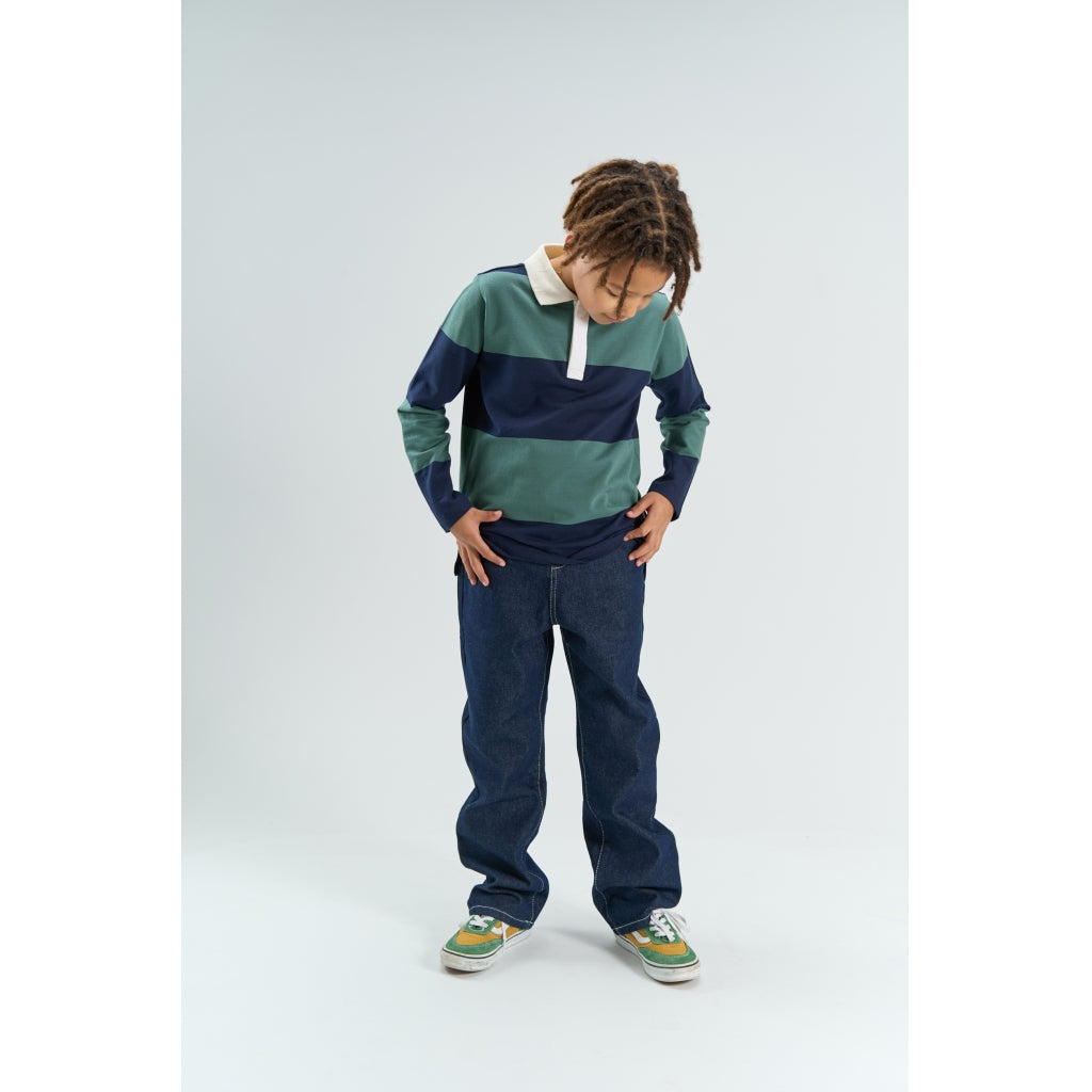THE NEW TNYago Baggy Fit Jeans Jeans Unwashed Blue Denim 398