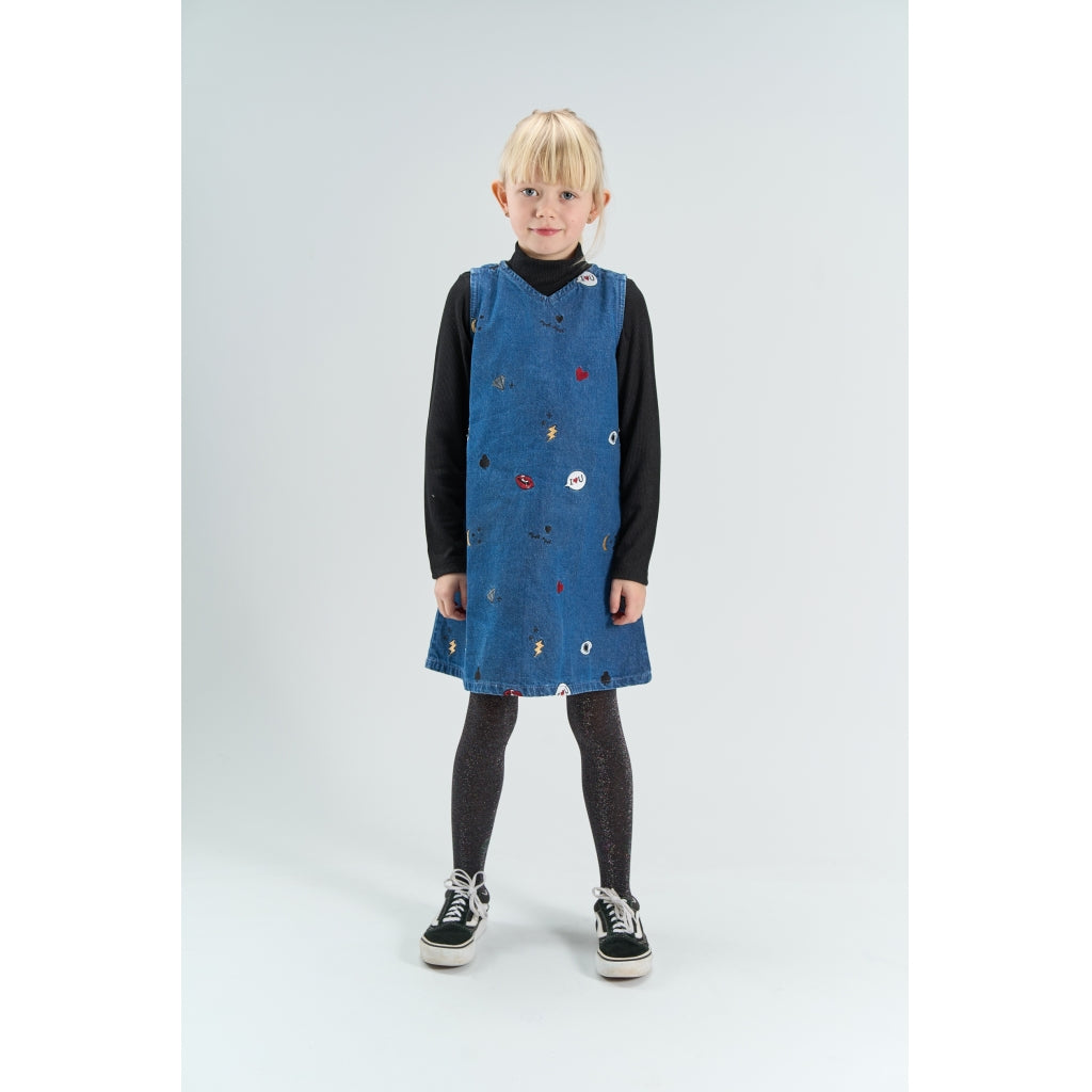 THE NEW TNYamila Ærmeløs Denim Kjole Kjoler Medium Blue Denim
