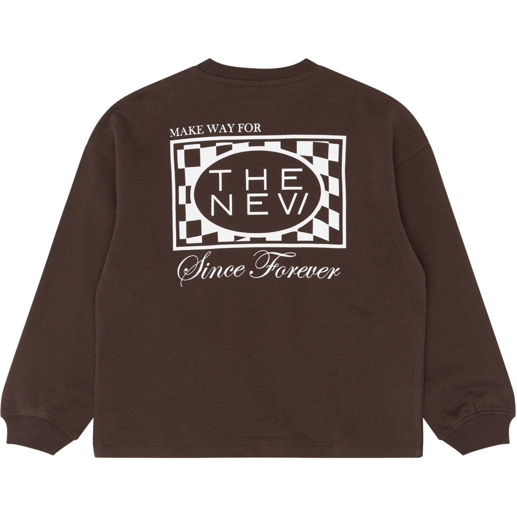 THE NEW TNYanno Oversize Sweatshirt Sweatshirt Chestnut