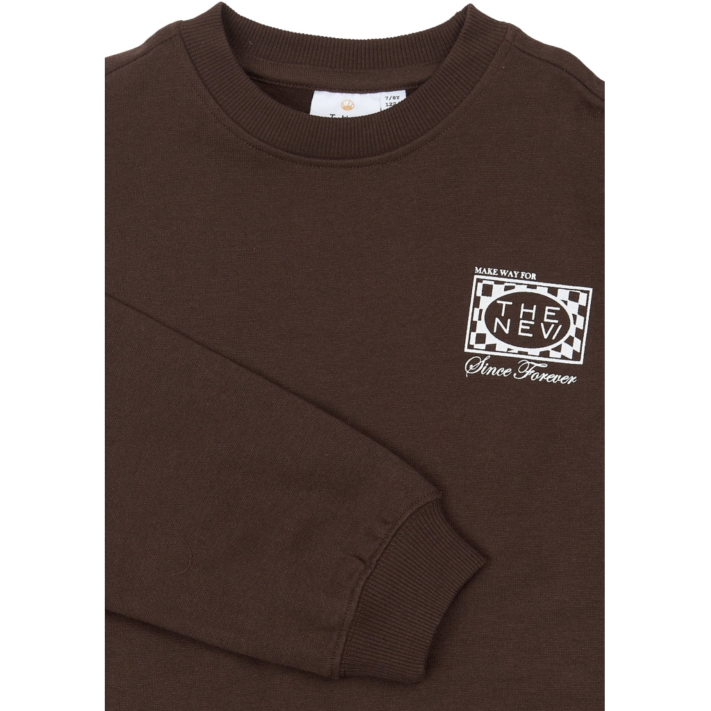 THE NEW TNYanno Oversize Sweatshirt Sweatshirt Chestnut