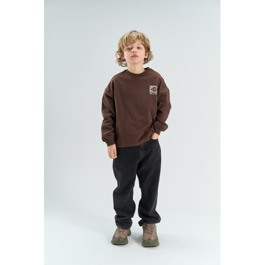 THE NEW TNYanno Oversize Sweatshirt Sweatshirt Chestnut