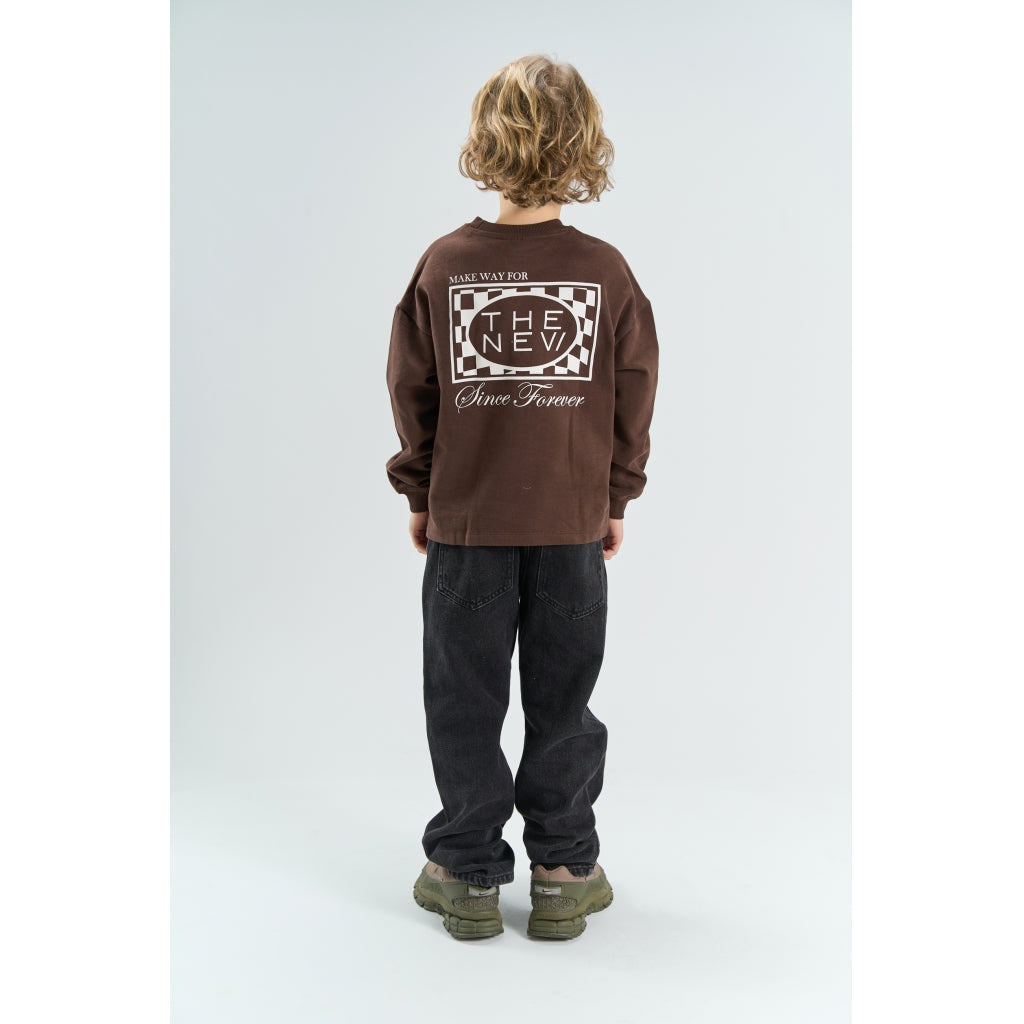 THE NEW TNYanno Oversize Sweatshirt Sweatshirt Chestnut