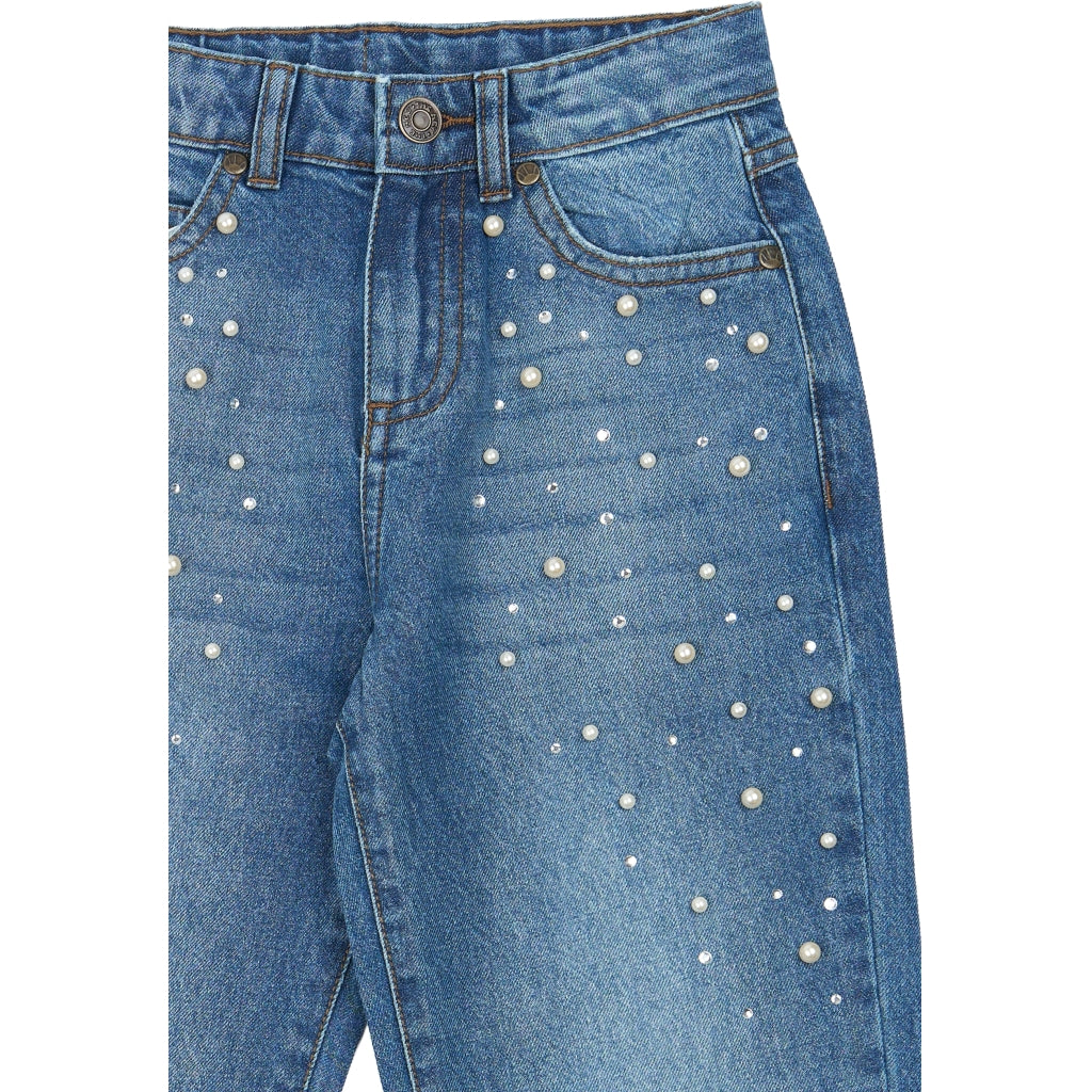 THE NEW TNYardena Wide Fit Jeans Jeans Medium Blue Denim