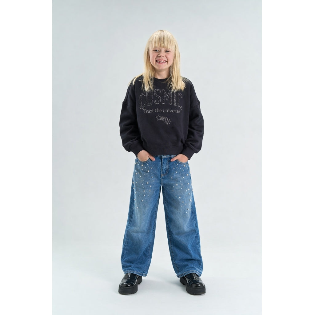 THE NEW TNYardena Wide Fit Jeans Jeans Medium Blue Denim