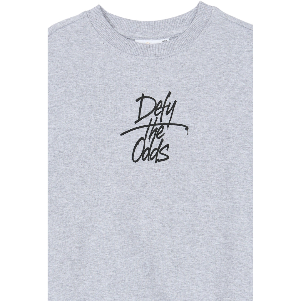 THE NEW TNYaw Oversize Melange Sweatshirt Sweatshirt Light Grey Melange