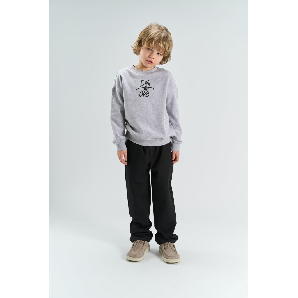 THE NEW TNYaw Oversize Melange Sweatshirt Sweatshirt Light Grey Melange
