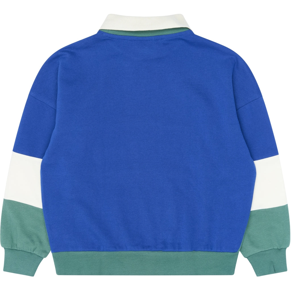 THE NEW TNYirgil Oversize Polo Sweatshirt Sweatshirt North Atlantic Striped TN