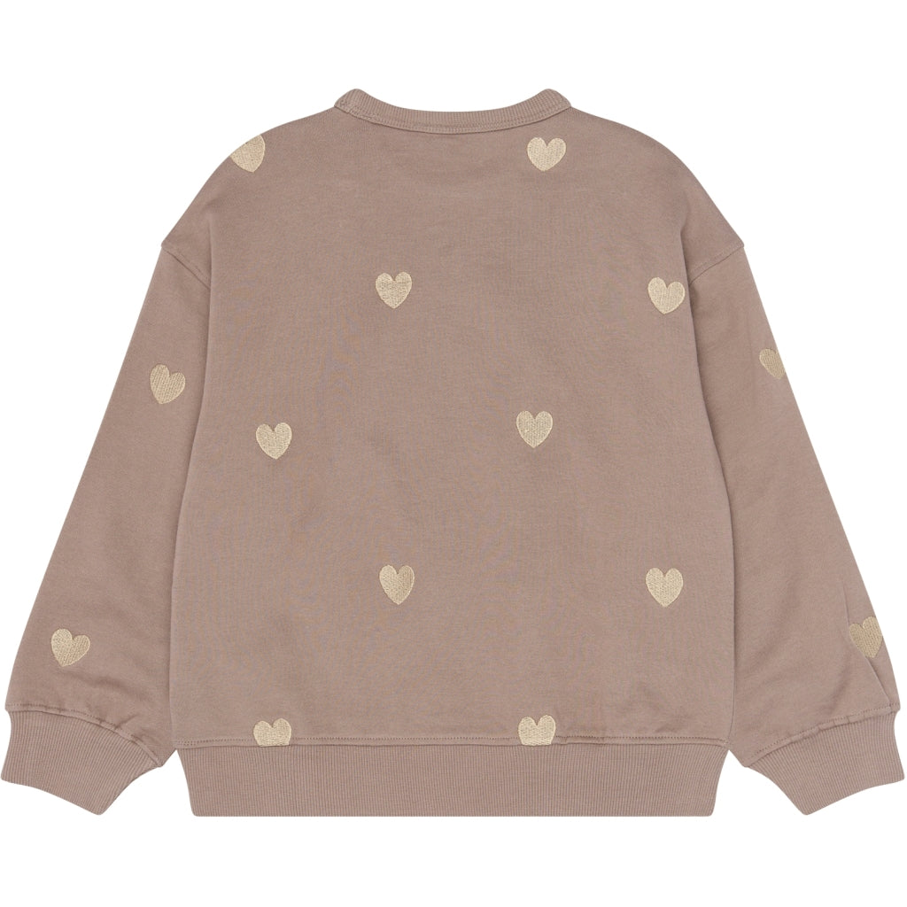 THE NEW TNYolaine Oversize Sweatshirt Sweatshirt Taupe Gray EMB TN