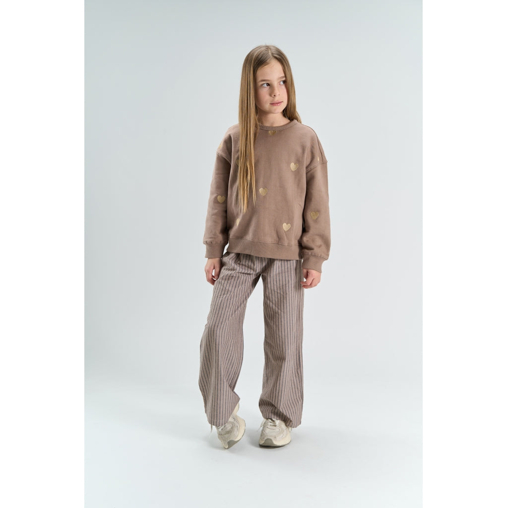 THE NEW TNYolaine Oversize Sweatshirt Sweatshirt Taupe Gray EMB TN