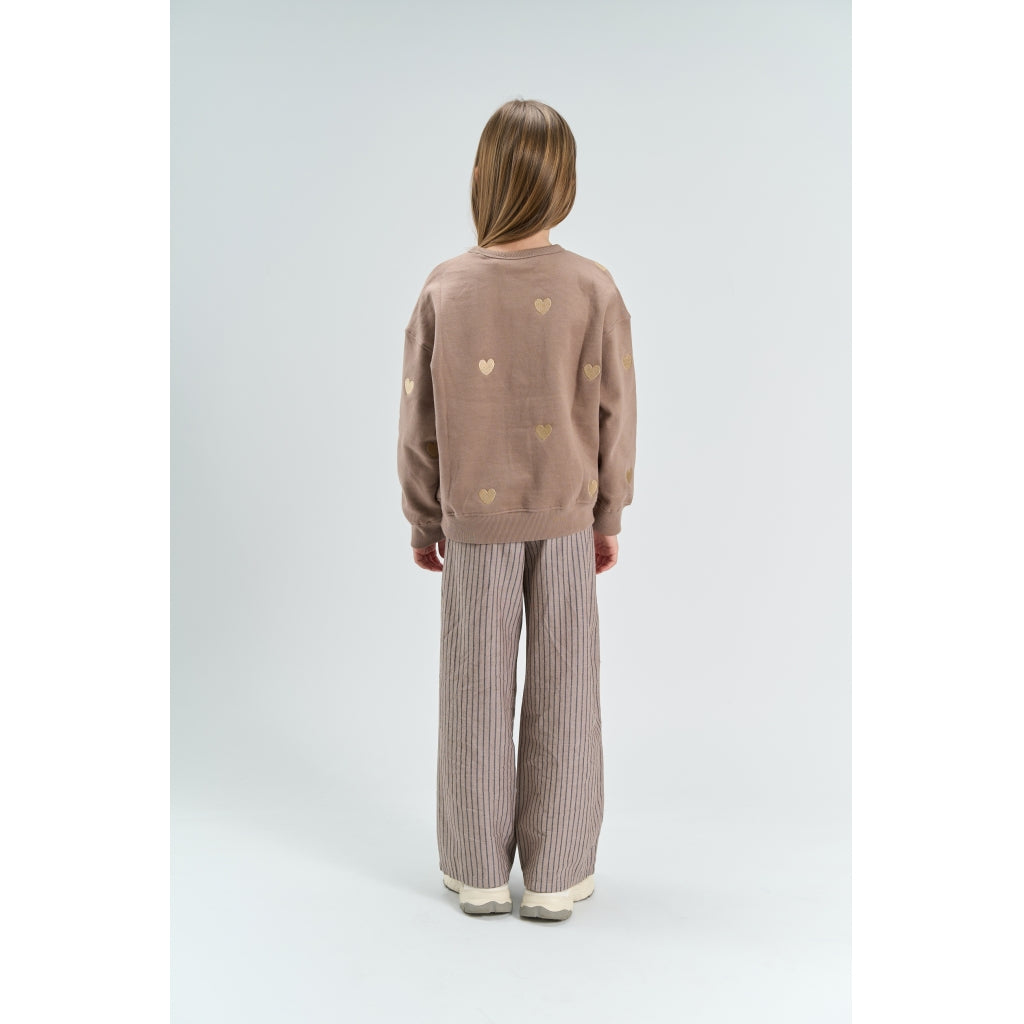 THE NEW TNYolaine Oversize Sweatshirt Sweatshirt Taupe Gray EMB TN