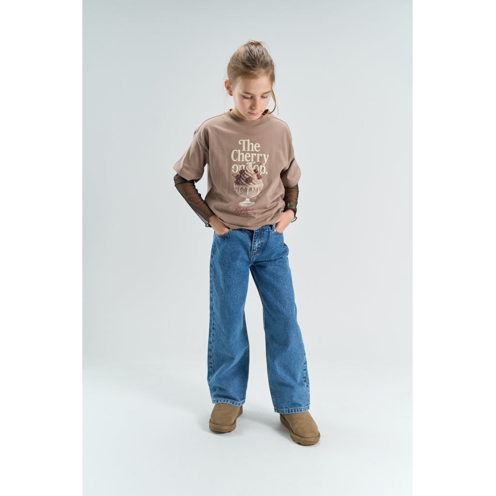 THE NEW TNYoletta Oversize T-shirt T-shirt Taupe Gray TN