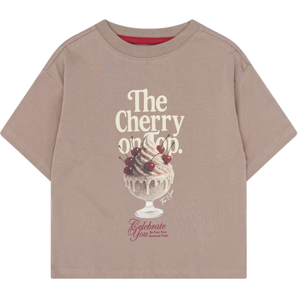 THE NEW TNYoletta Oversize T-shirt T-shirt Taupe Gray TN