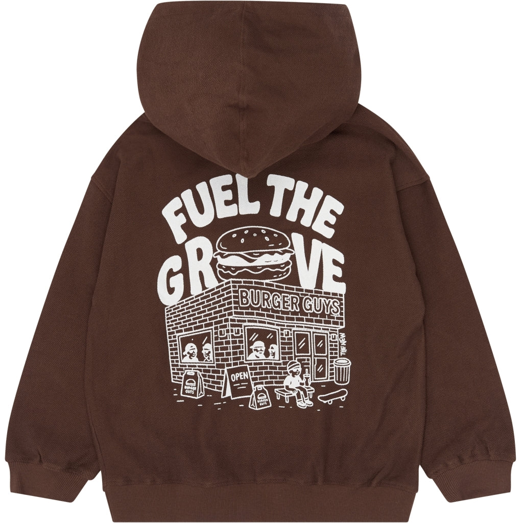THE NEW TNYon Oversize Hættetrøje Sweatshirt Chestnut